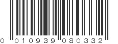 UPC 010939080332