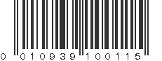 UPC 010939100115