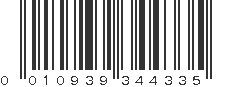 UPC 010939344335