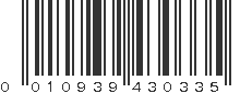 UPC 010939430335