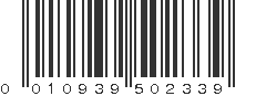 UPC 010939502339