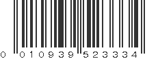 UPC 010939523334