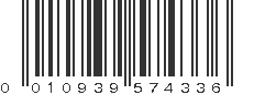 UPC 010939574336