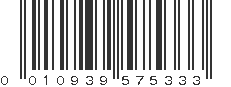 UPC 010939575333