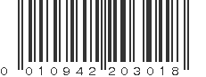 UPC 010942203018