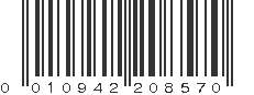 UPC 010942208570