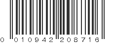 UPC 010942208716