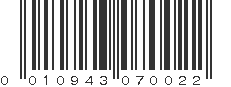 UPC 010943070022