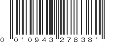 UPC 010943278381