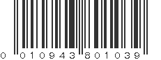 UPC 010943801039