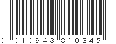 UPC 010943810345