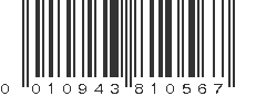 UPC 010943810567