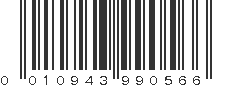 UPC 010943990566