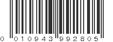 UPC 010943992805