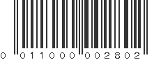 UPC 011000002802