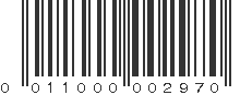 UPC 011000002970