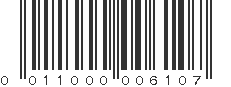 UPC 011000006107