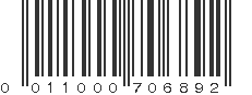 UPC 011000706892