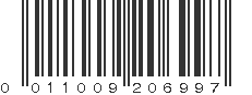 UPC 011009206997