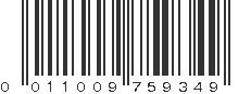 UPC 011009759349