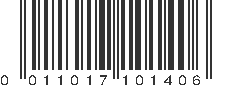 UPC 011017101406