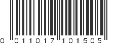 UPC 011017101505