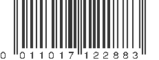 UPC 011017122883