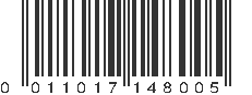 UPC 011017148005