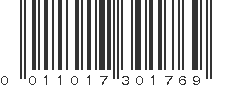 UPC 011017301769