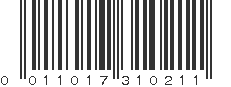 UPC 011017310211