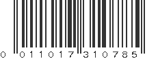 UPC 011017310785