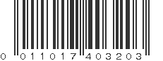 UPC 011017403203