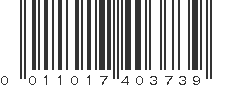 UPC 011017403739