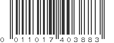 UPC 011017403883