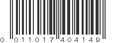 UPC 011017404149