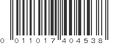 UPC 011017404538