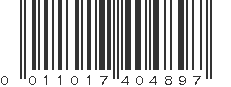 UPC 011017404897