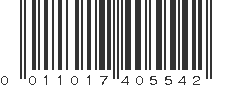 UPC 011017405542