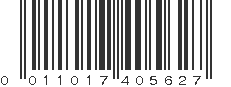 UPC 011017405627