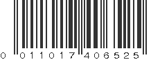 UPC 011017406525