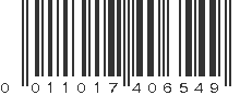 UPC 011017406549