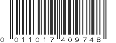 UPC 011017409748