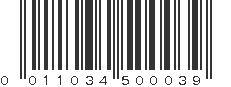 UPC 011034500039