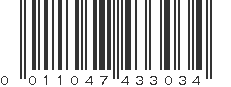 UPC 011047433034