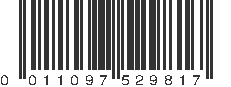 UPC 011097529817