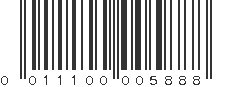 UPC 011100005888