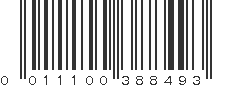 UPC 011100388493