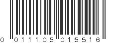 UPC 011105015516