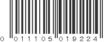 UPC 011105019224