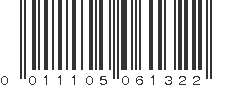 UPC 011105061322